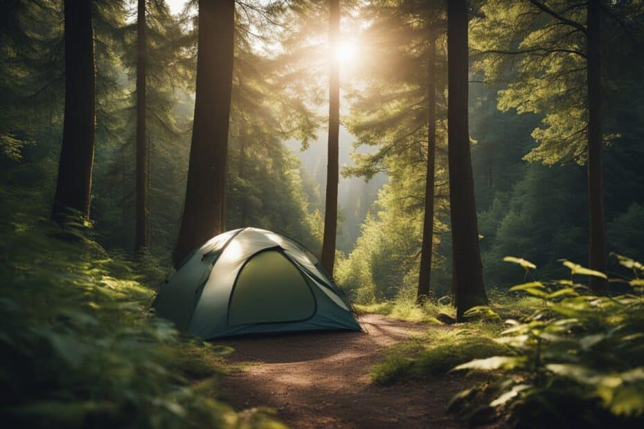 Como acampar na natureza